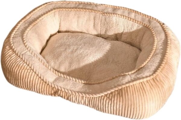 Dog Mattress Pet Bed Cat Beds For Indoor Cats Calming Cute Modern With Plush & Anti Slip Bottom Comfortable Dog Bed(B,63 * 45cm)