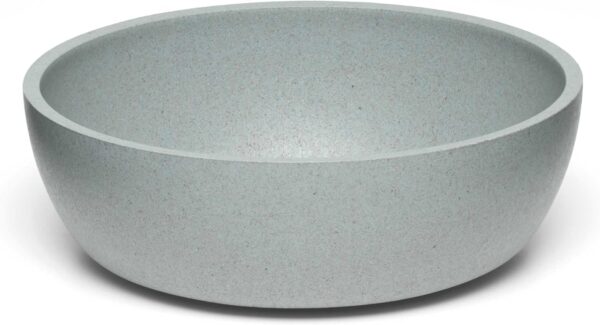 Eco-Friendly Pet Bowls & Dishes for Dog, Cats, Puppy Food and Water Bowl -Sustainable and Dishwasher Safe, Made with Real Bamboo (Small, Slate-Grey)
